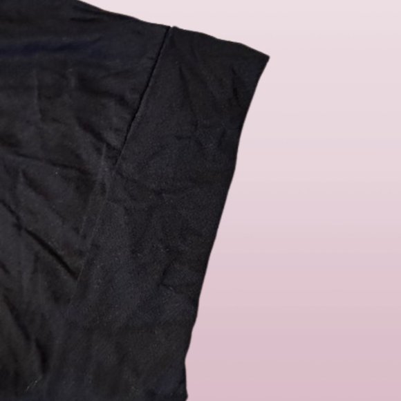 Black Rayon Span Crepe Layered Look Top - Picture 6 of 14